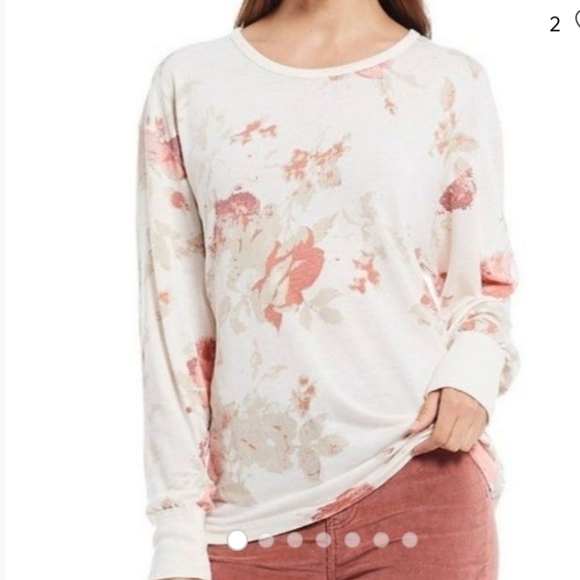 Free People Tops - Free People Floral Print Top New With Tag
